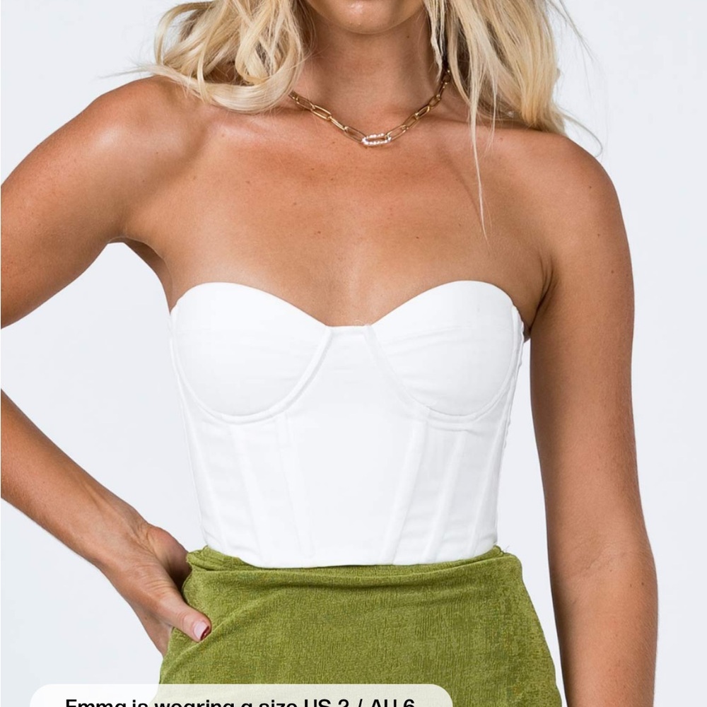 Princess Polly black corset top